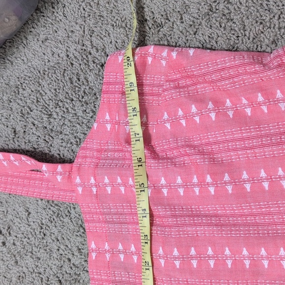 NWT LOFT Outlet Sleeveless Square Neck Maxi Dress Light Red Women's Size 16 - Picture 7 of 8